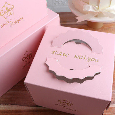Hand-held cake square baking cake box packing box